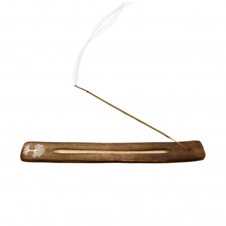 Brûle-encens Arbre de Vie en bois pour encens en bâtonnets