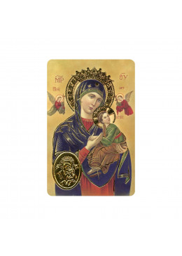 Carte de prière Notre Dame du Perpétuel Secours