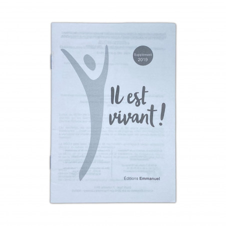 Couverture livret supplément chants Il est vivant ! Édition l'Emmanuel 2019