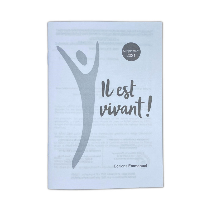 Couverture livret supplément chants Il est vivant ! Édition l'Emmanuel 2021