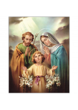 Poster Sainte Famille papier 20x25 200g/m²