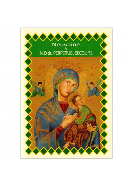 Couverture livret de neuvaine à Notre Dame du Perpétuel Secours