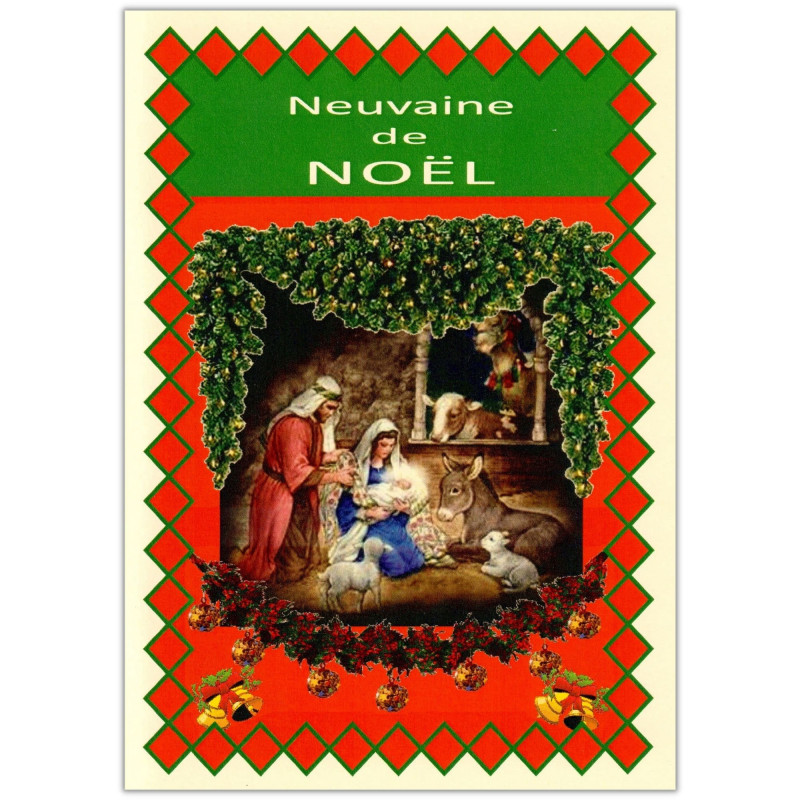 Couverture livret de neuvaine pour Noël Couverture livret de neuvaine pour Noël