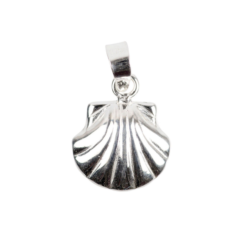 Pendentif Coquille de Saint Jacques de Compostelle en argent 925