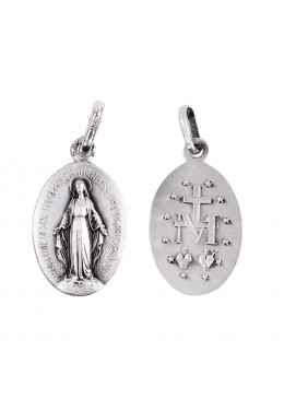 Pendentif Médaille Vierge Miraculeuse en argent 925°/°°