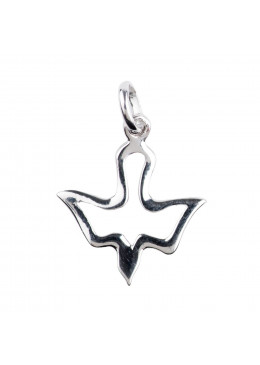 Pendentif Colombe évidée H.2cm en Argent 925°/°°