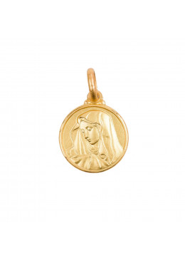 Médaille Sainte Vierge Marie D.1,4cm Plaquée or