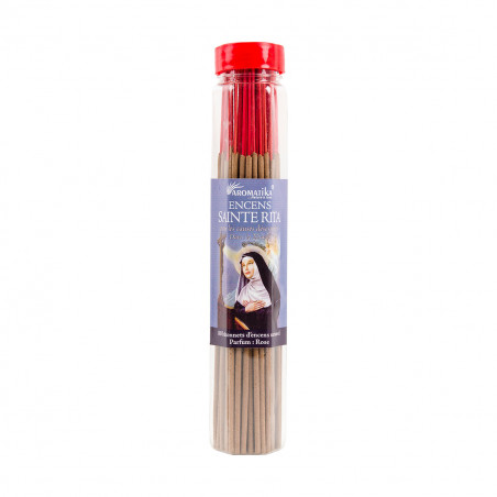 Tube encens Sainte Rita 100gr 80 bâtonnets