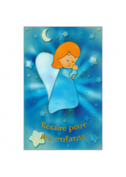 Couverture livre prière rosaire enfants