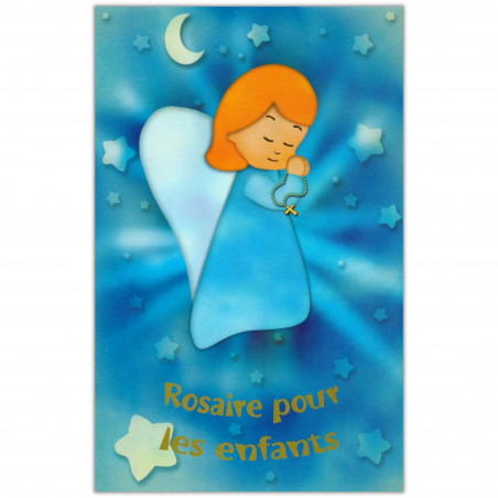 Couverture livre prière rosaire enfants