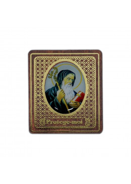 Face avant magnet en bois et dorures H.5cm Saint Benoît