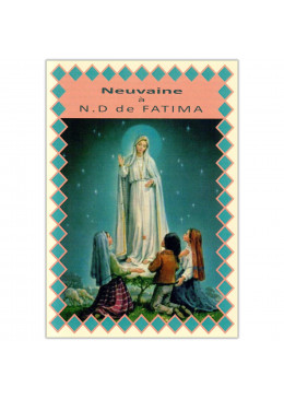 Couverture livret de neuvaine à Notre Dame de Fatima