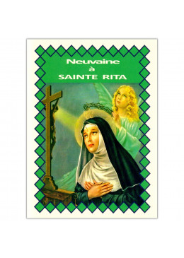 Couverture livret de neuvaine à Sainte Rita de Cascia