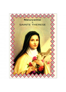 Couverture livret de neuvaine à Sainte Thérèse de Lisieux