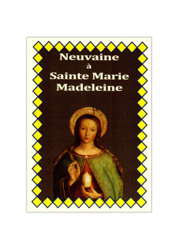 Couverture livret de neuvaine à Sainte Marie Madeleine