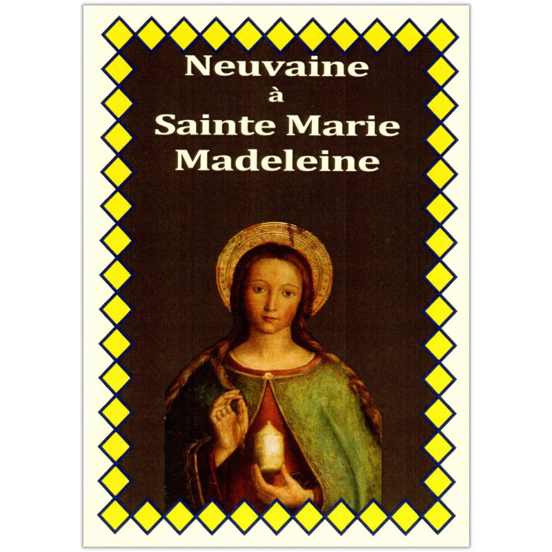 Couverture livret de neuvaine à Sainte Marie Madeleine