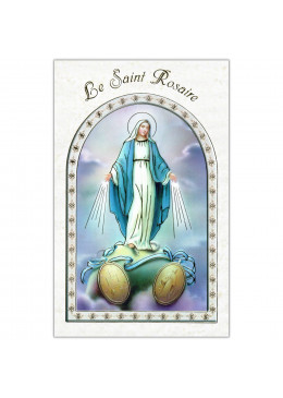 Couverture livret de prière Le Saint Rosaire - Vierge Miraculeuse